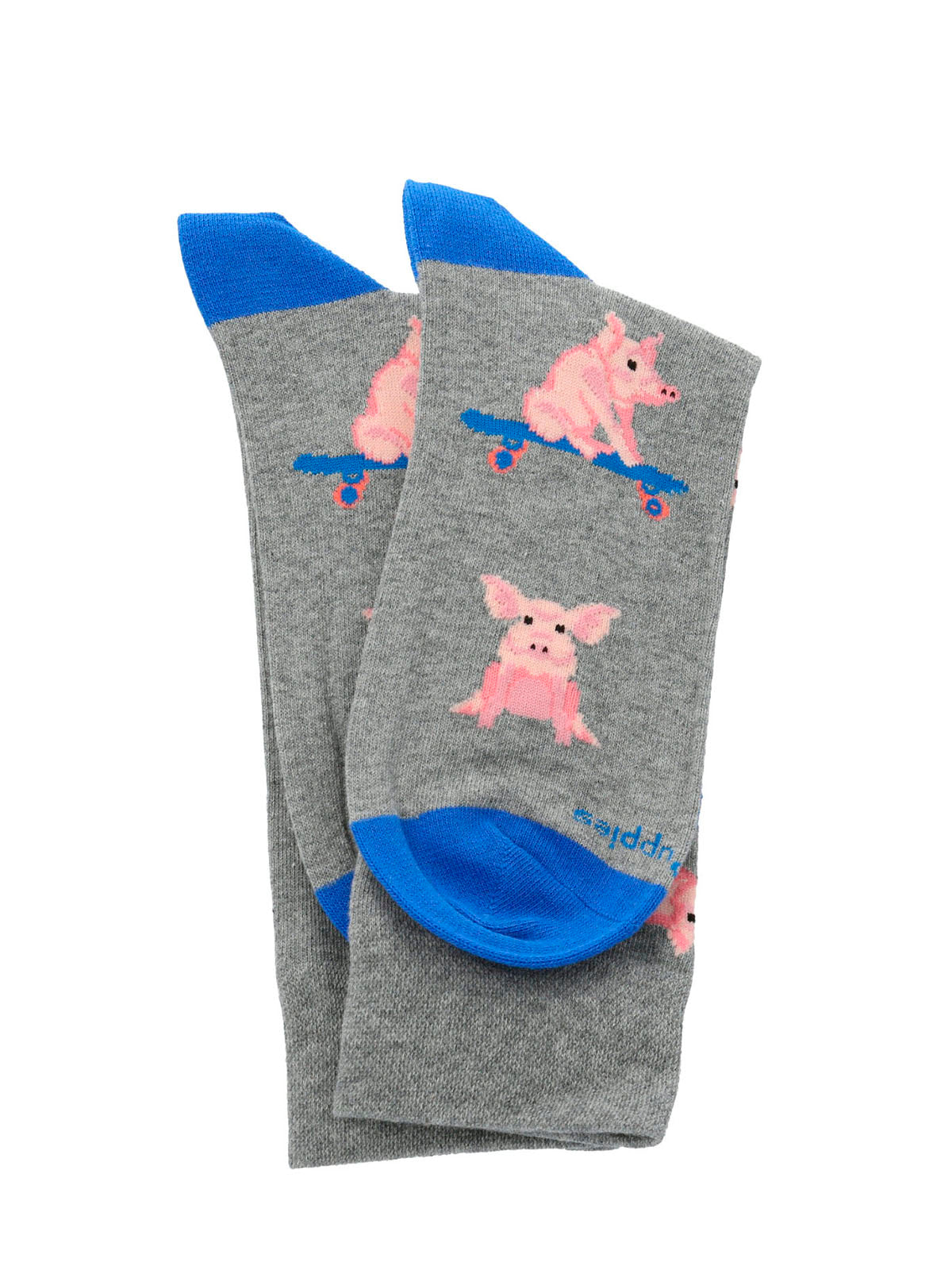 Medias I25H C Cuff Skatepig Grey