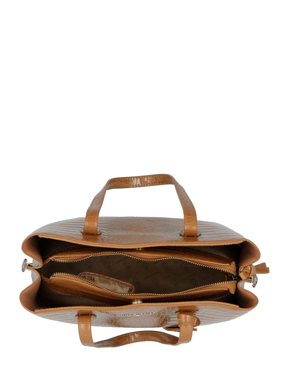 I26Of Croco Bag Taupe