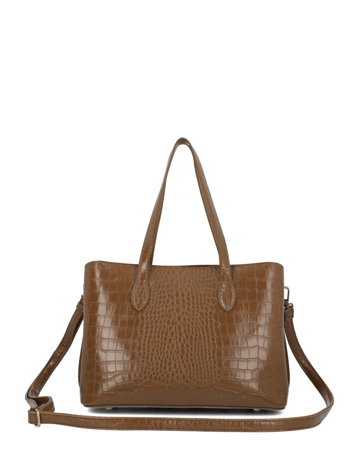 I26Of Croco Bag Taupe