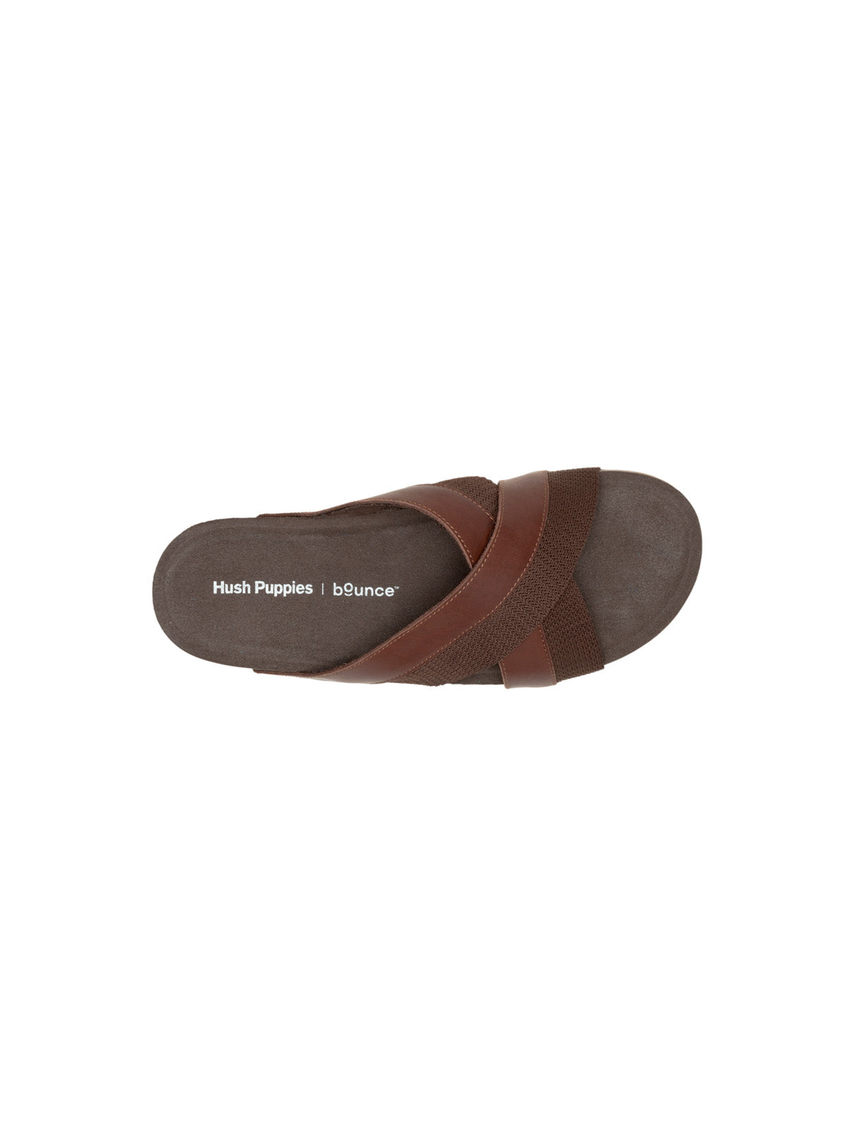 Sandalia Merritt Cross Slide Dk Brown