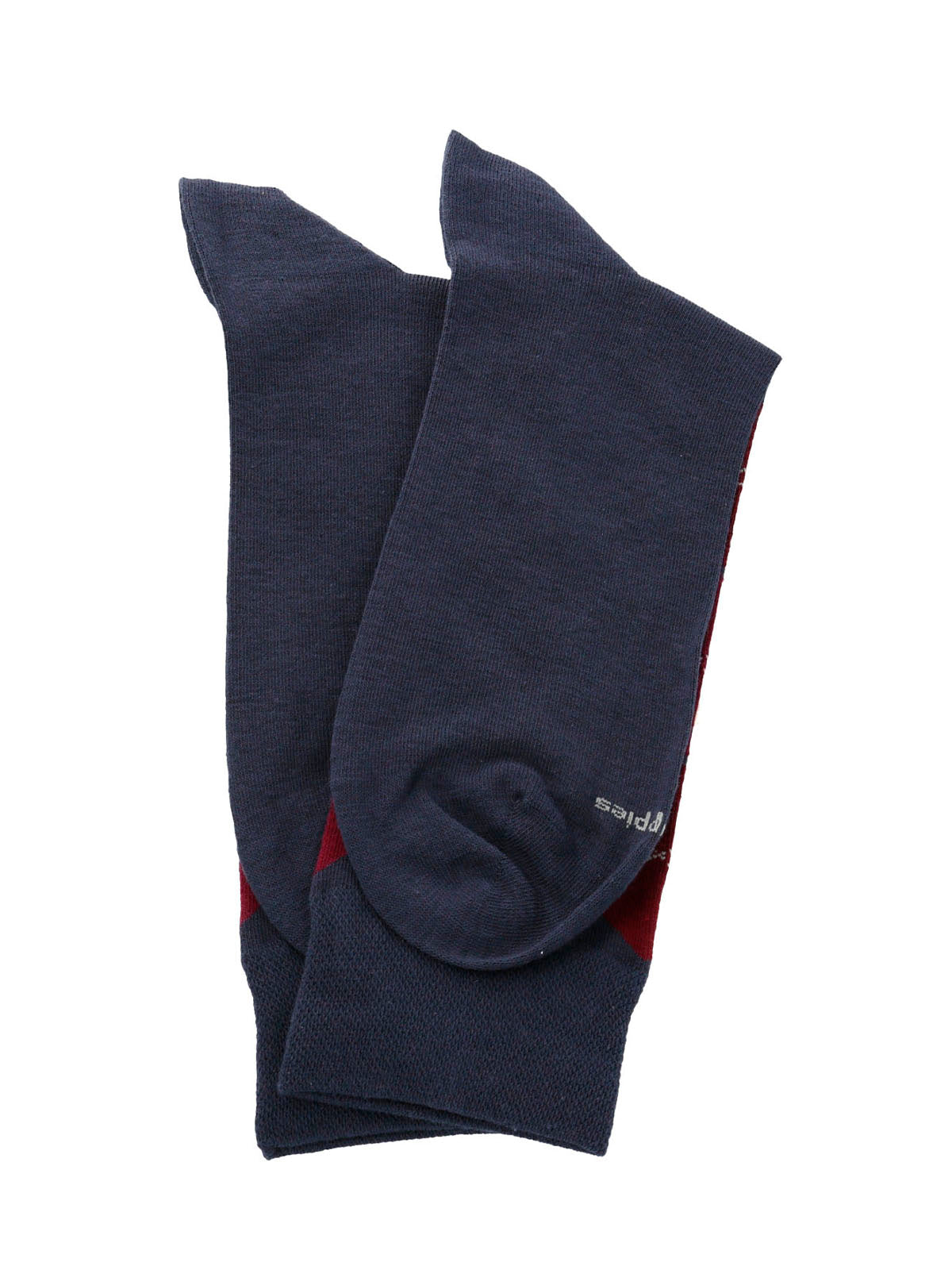 Medias I25H C Cuff Argyle Blue