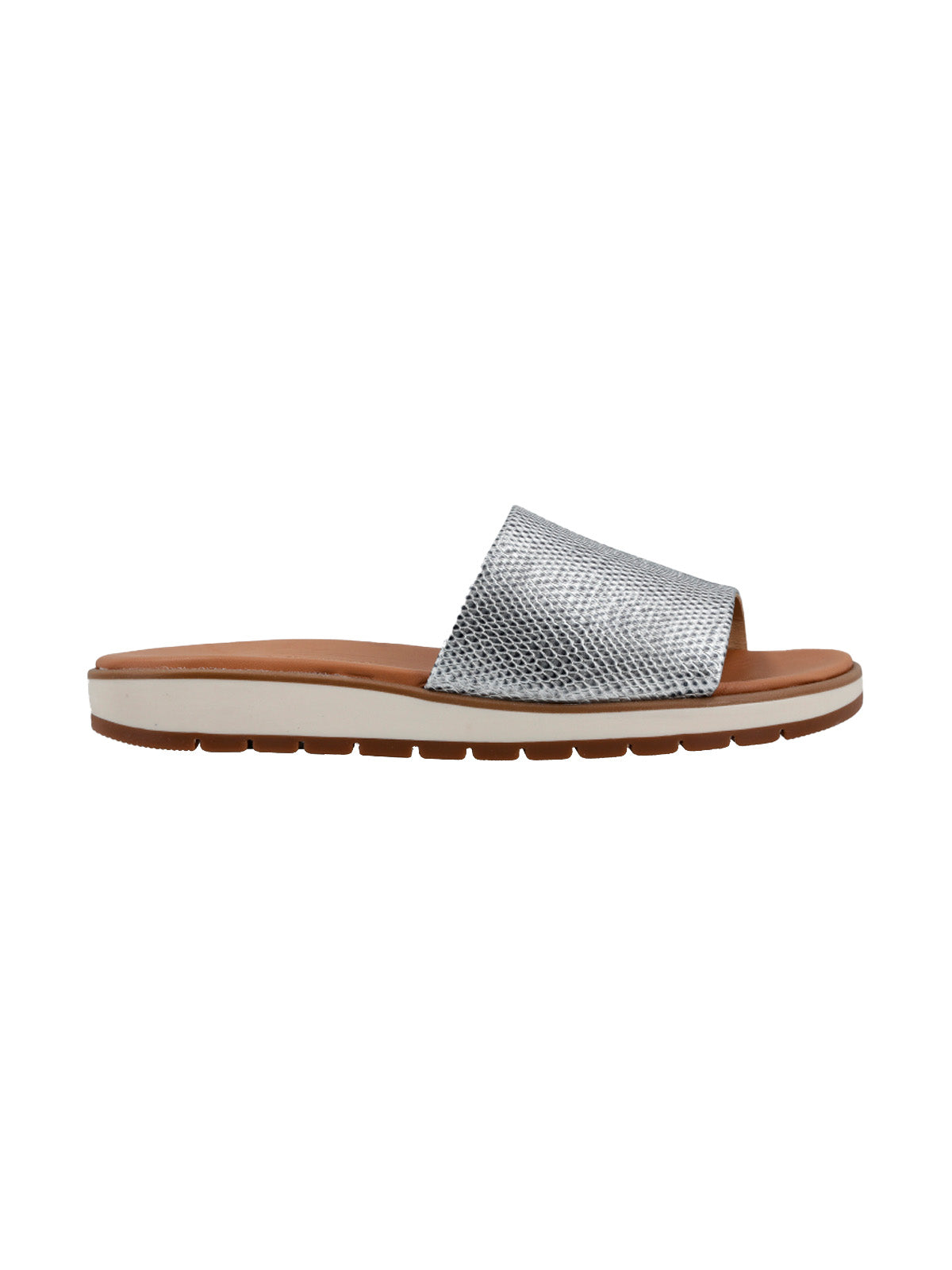 Sandalia Alegria New Reptil/Silver