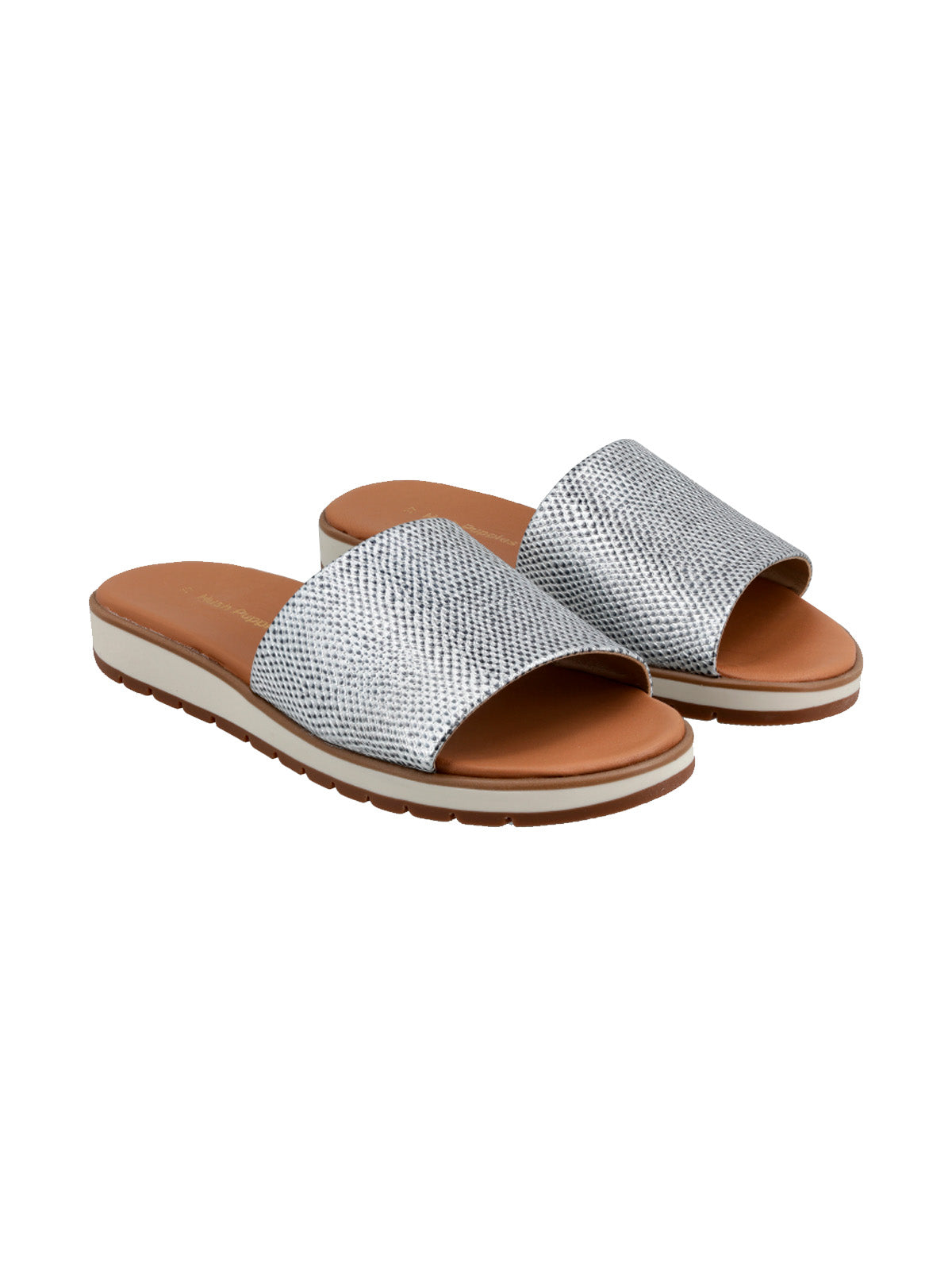 Sandalia Alegria New Reptil/Silver