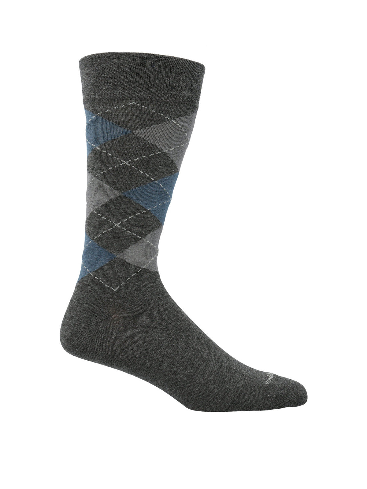 I25H C Cuff Argyle Grey Marle
