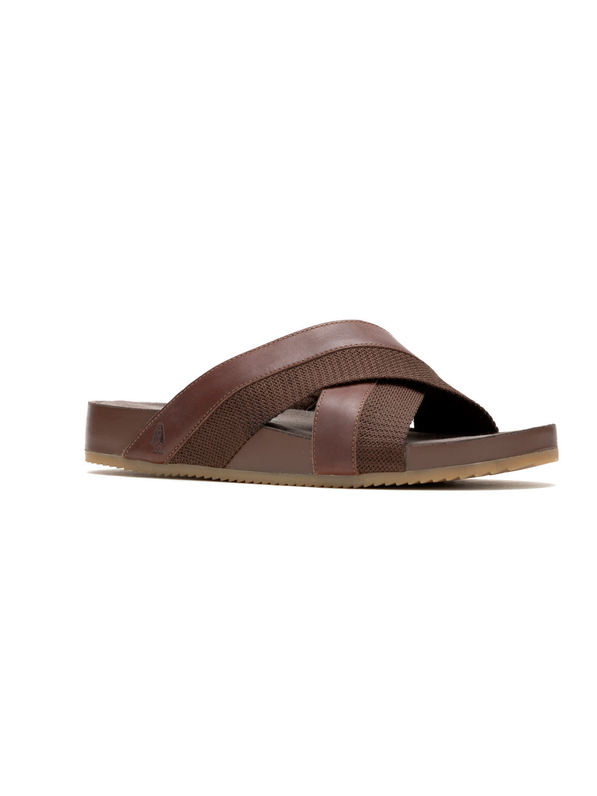 Sandalia Merritt Cross Slide Dk Brown