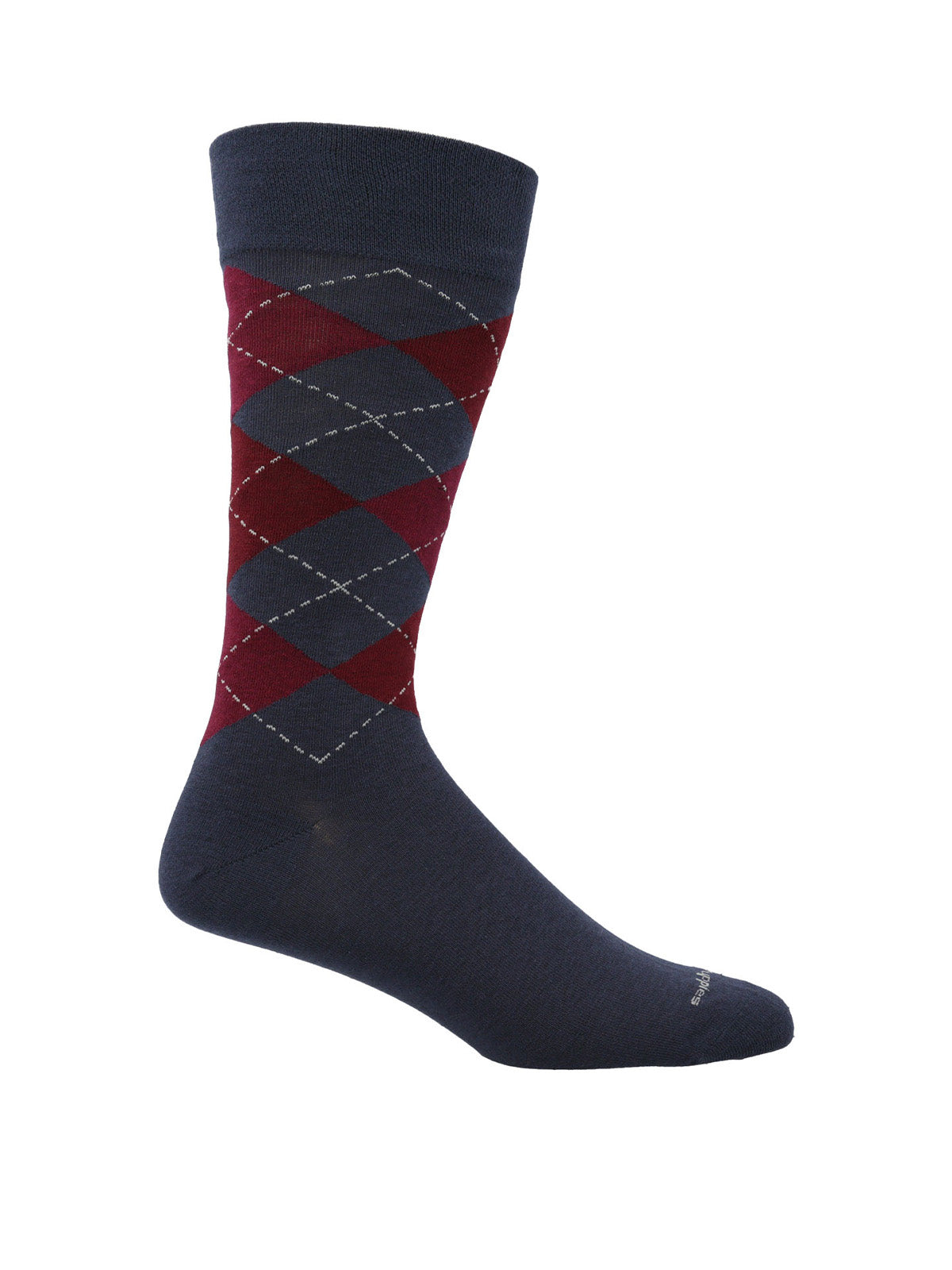 Medias I25H C Cuff Argyle Blue