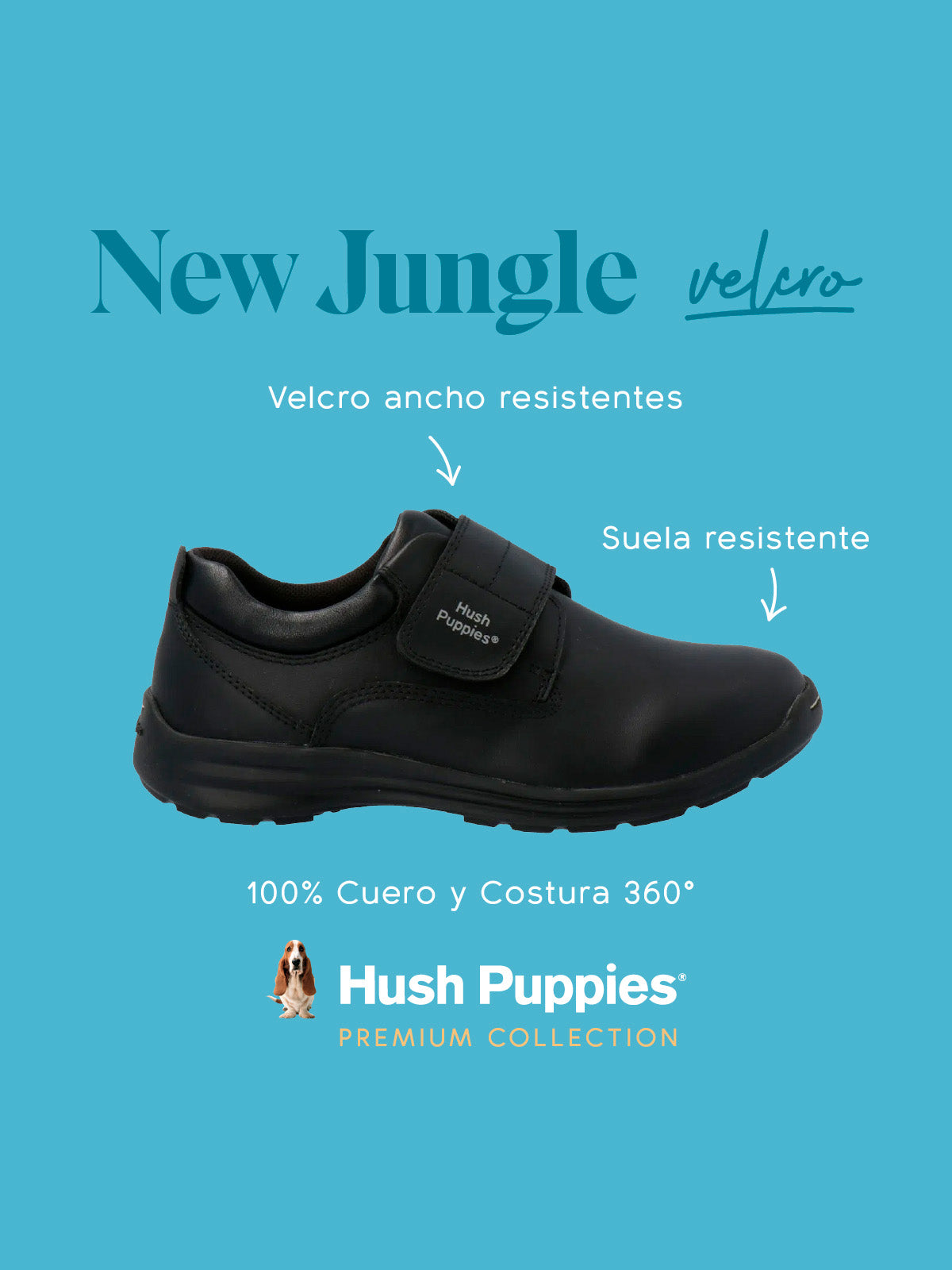 New Jungle Velcro Black