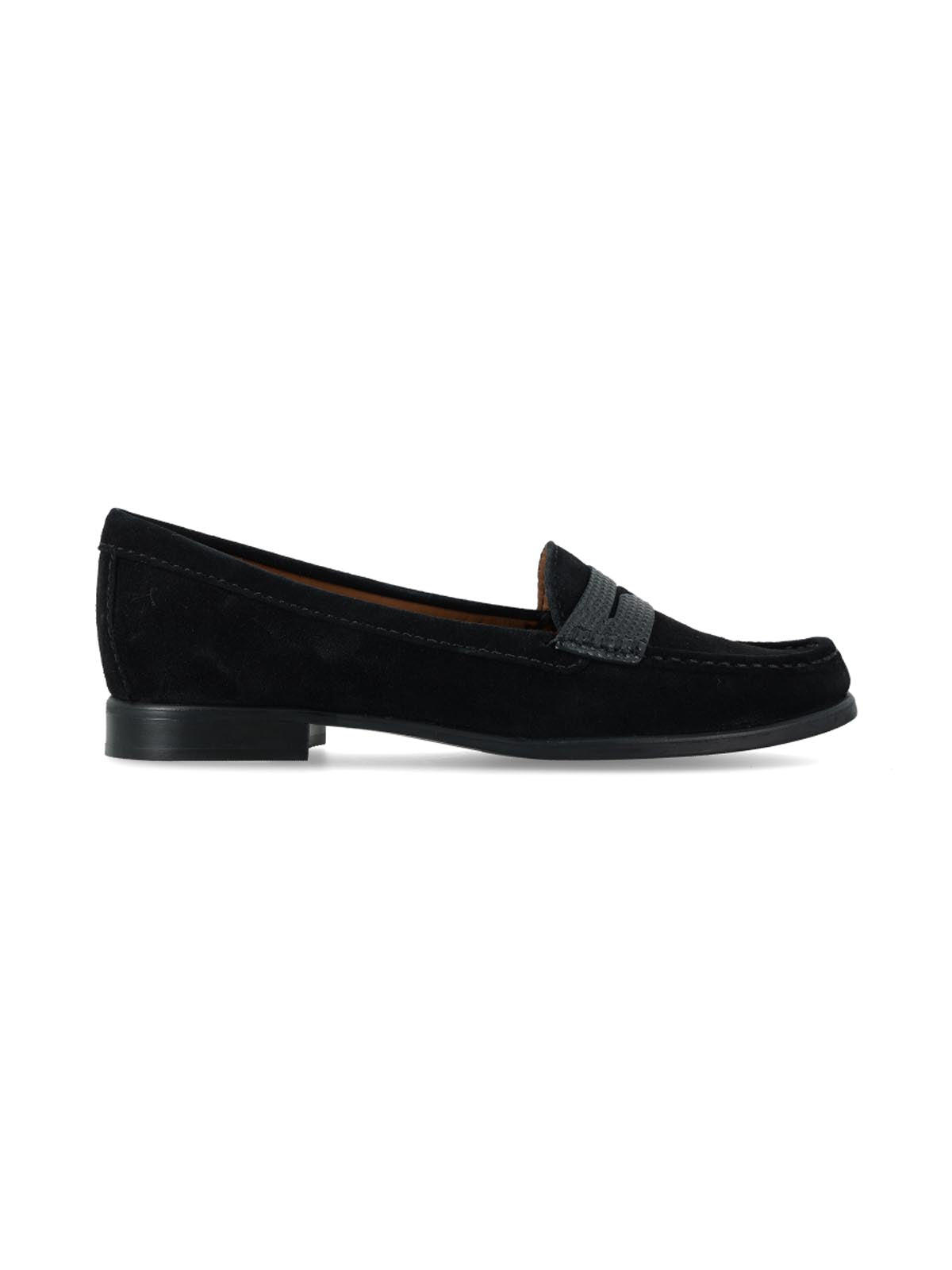 Mocasin Bea Negro Gamuza