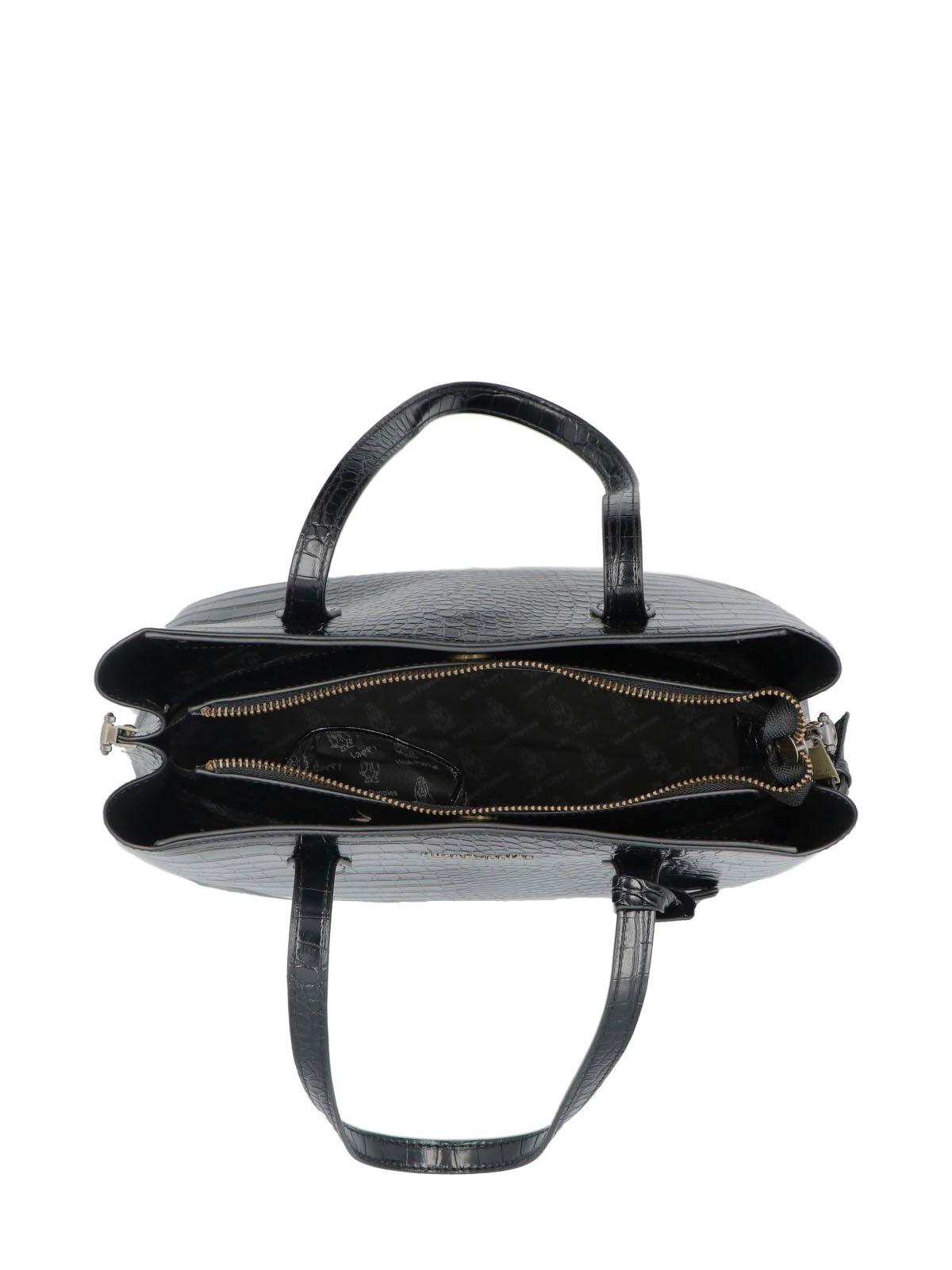 I26Of Croco Bag Black