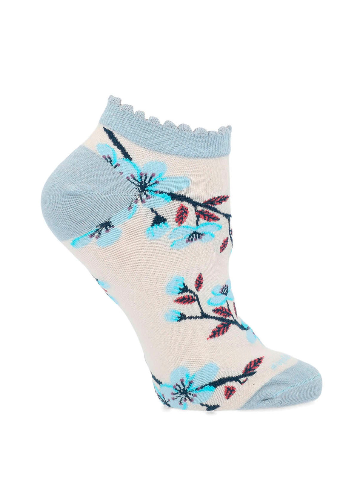 Medias V25W Ped St Spring Light Blue