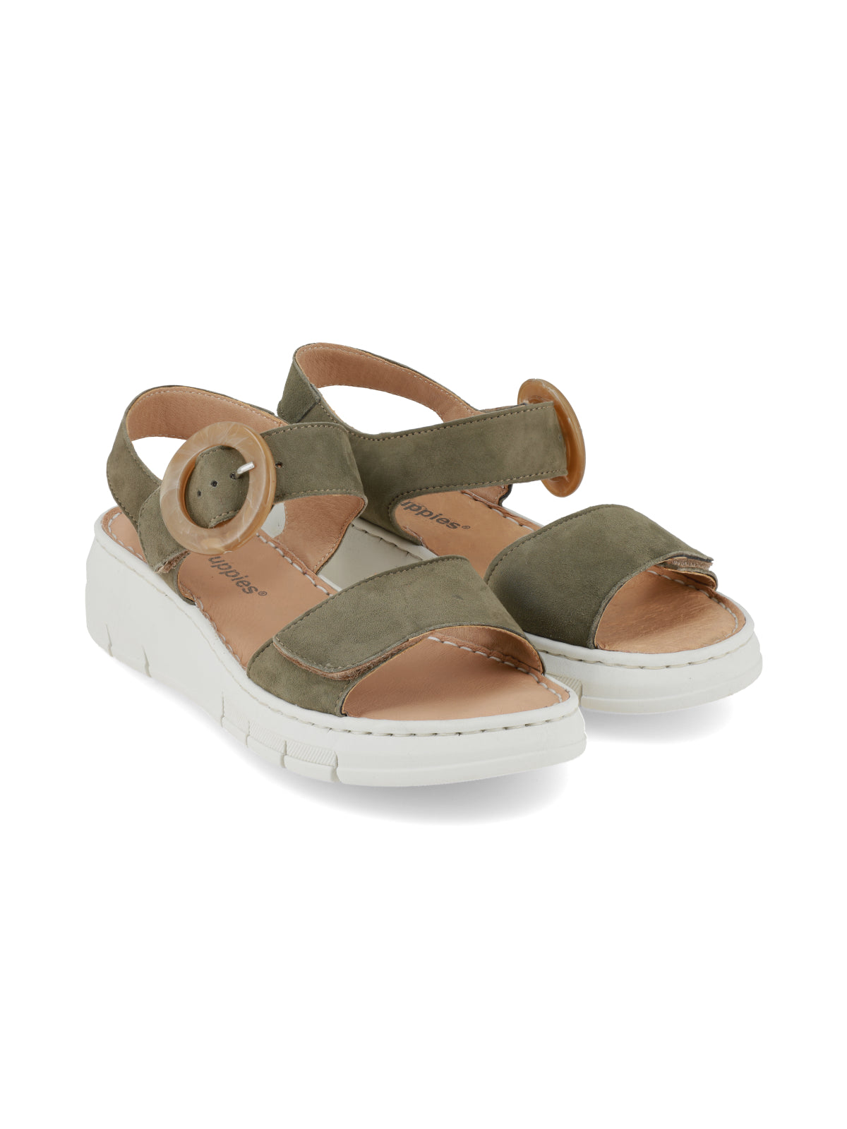 Sandalia Amalfi Verde Militar