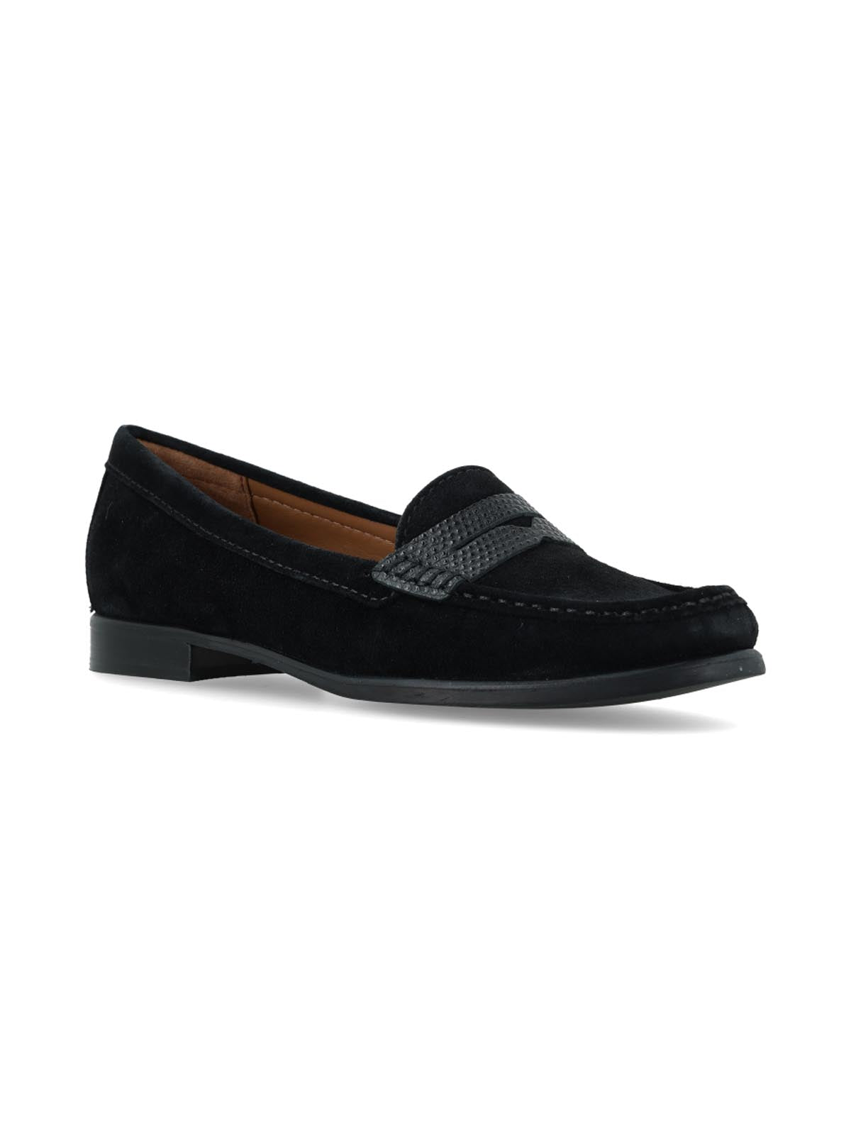 Mocasin Bea Negro Gamuza
