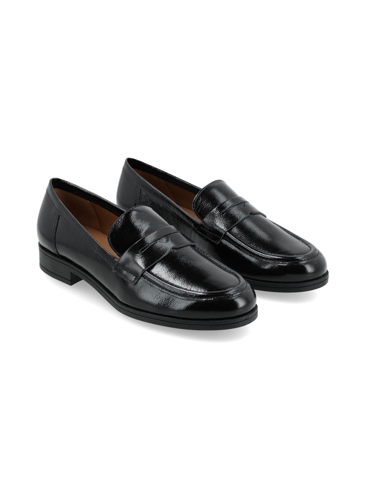 Mocasin Montana Negro Charol