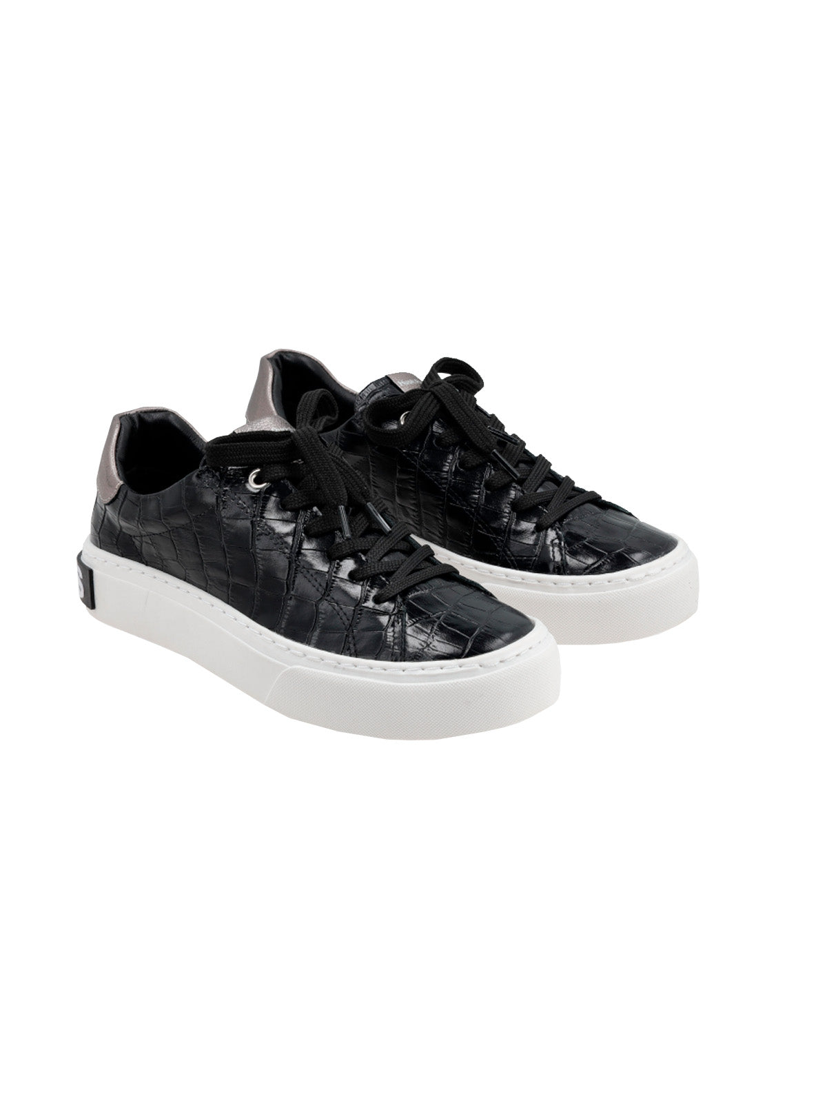 Championes Hush Croco Negro