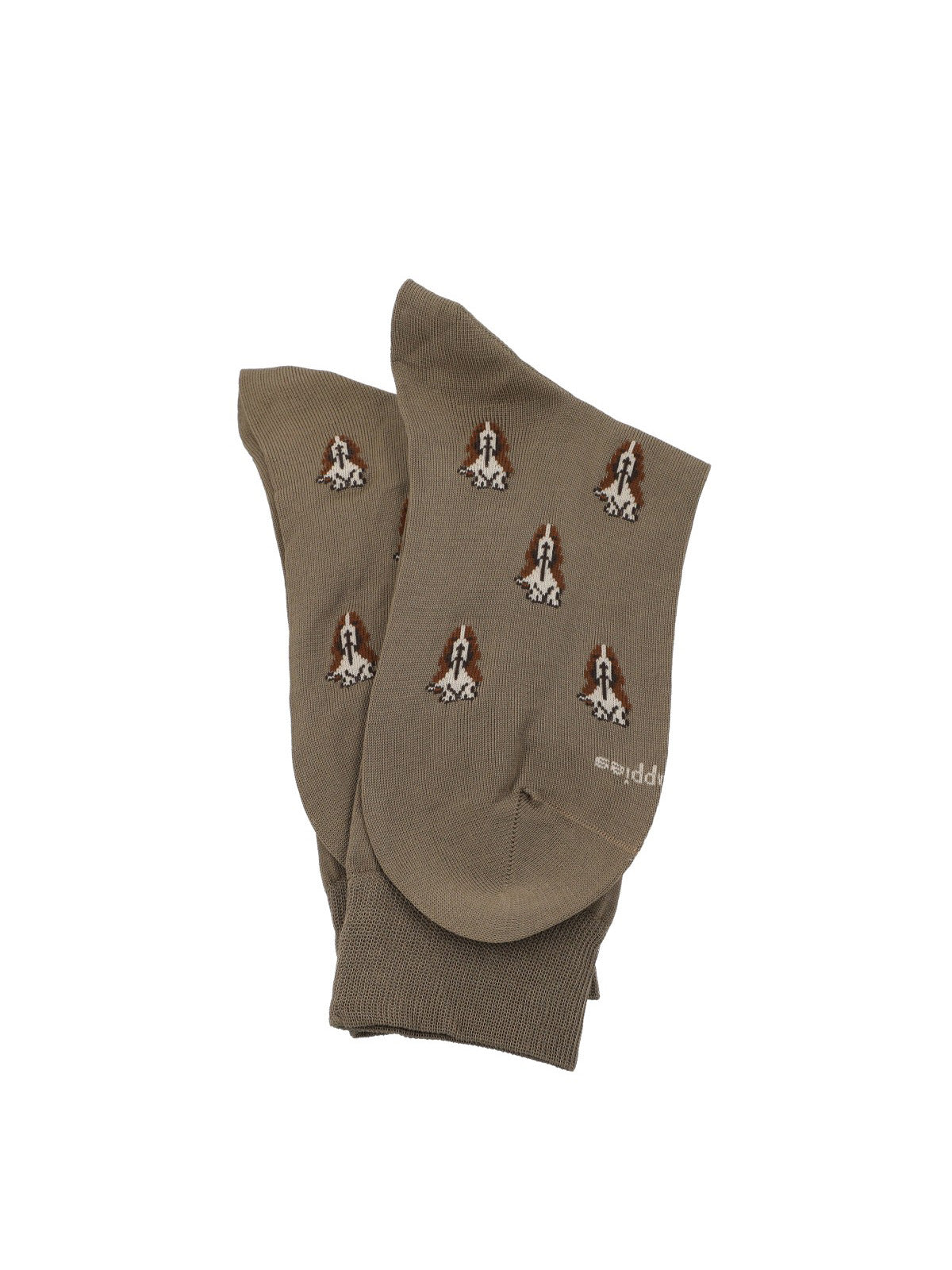 I26H D Basset Logo Taupe