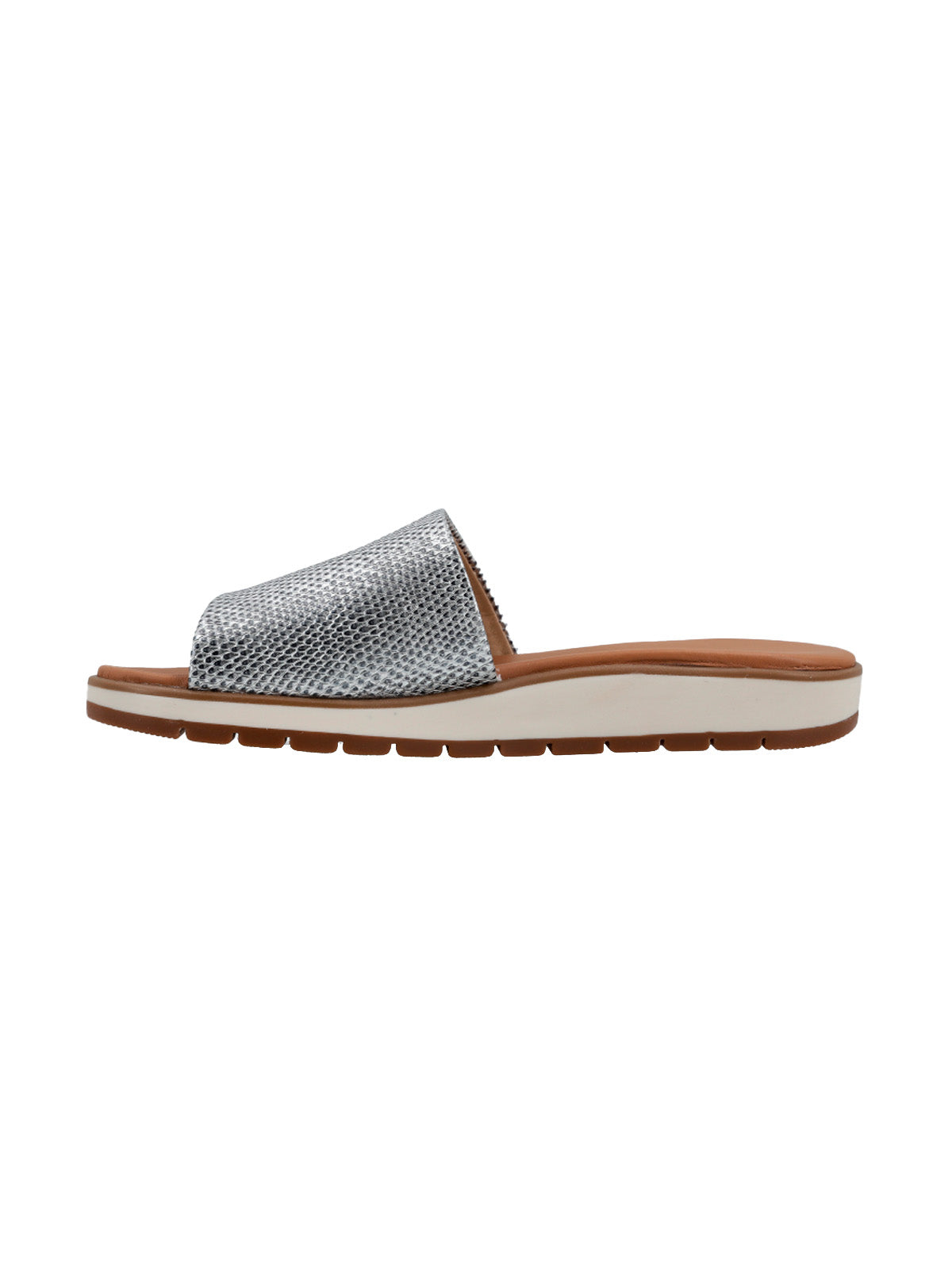 Sandalia Alegria New Reptil/Silver