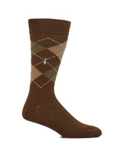 I26H C Cuff Argyle Brown