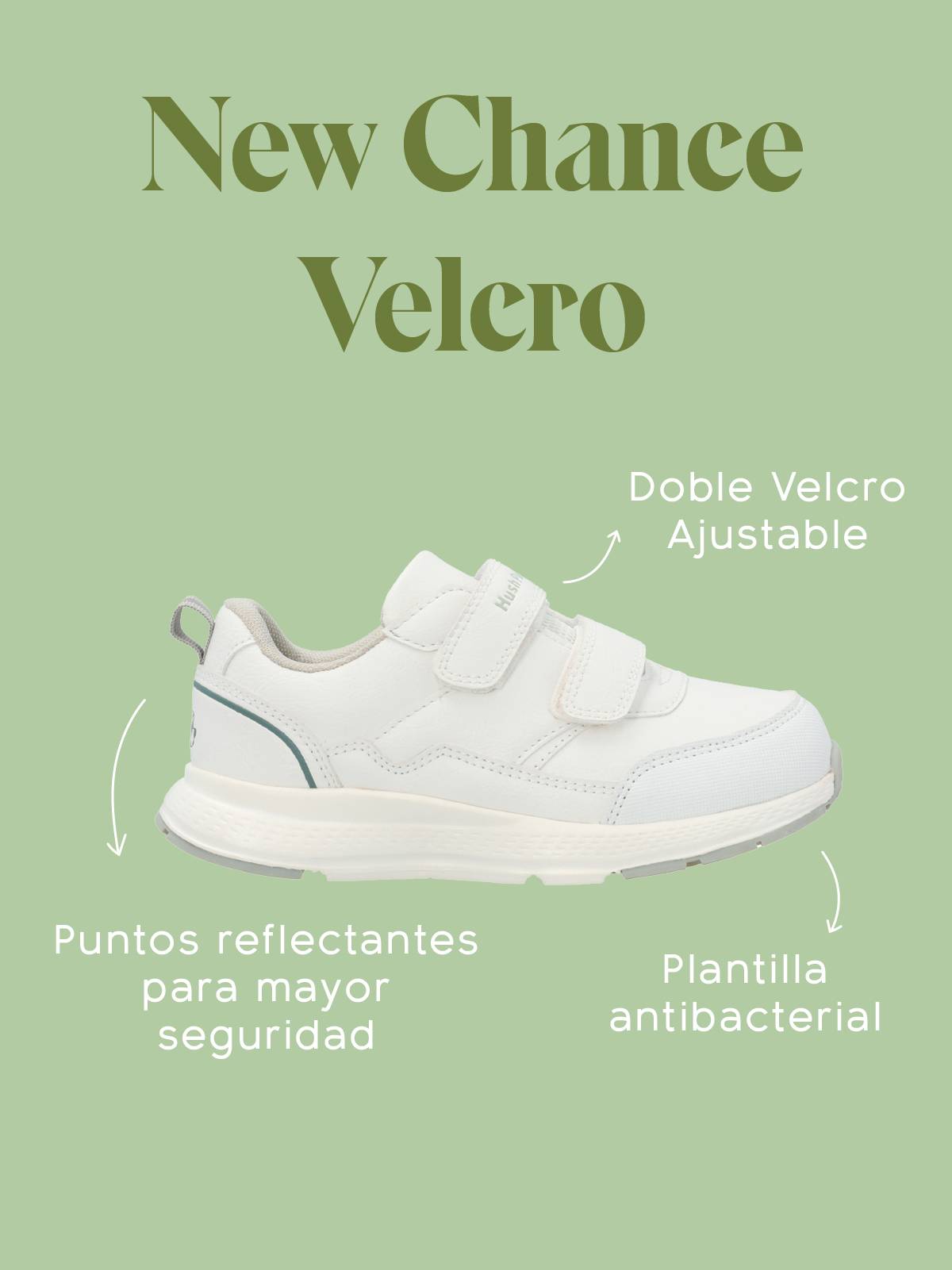 New Chance Velcro  White