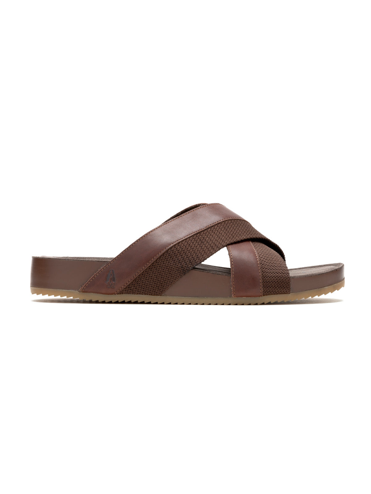 Sandalia Merritt Cross Slide Dk Brown