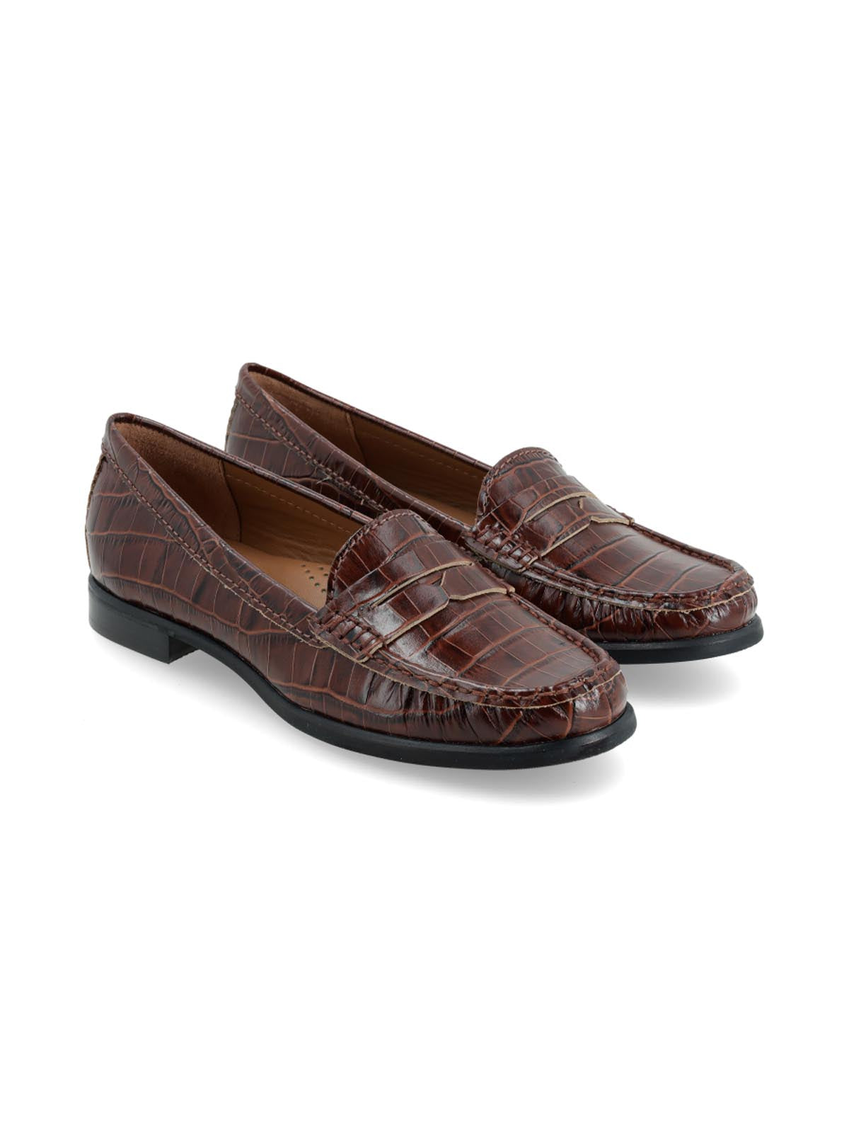 Mocasin Bea Croco Chocolate