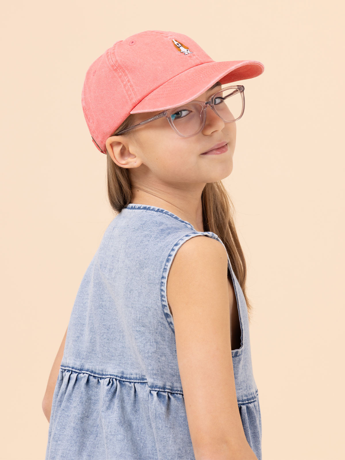 Hp Kids Cap Dog Pink