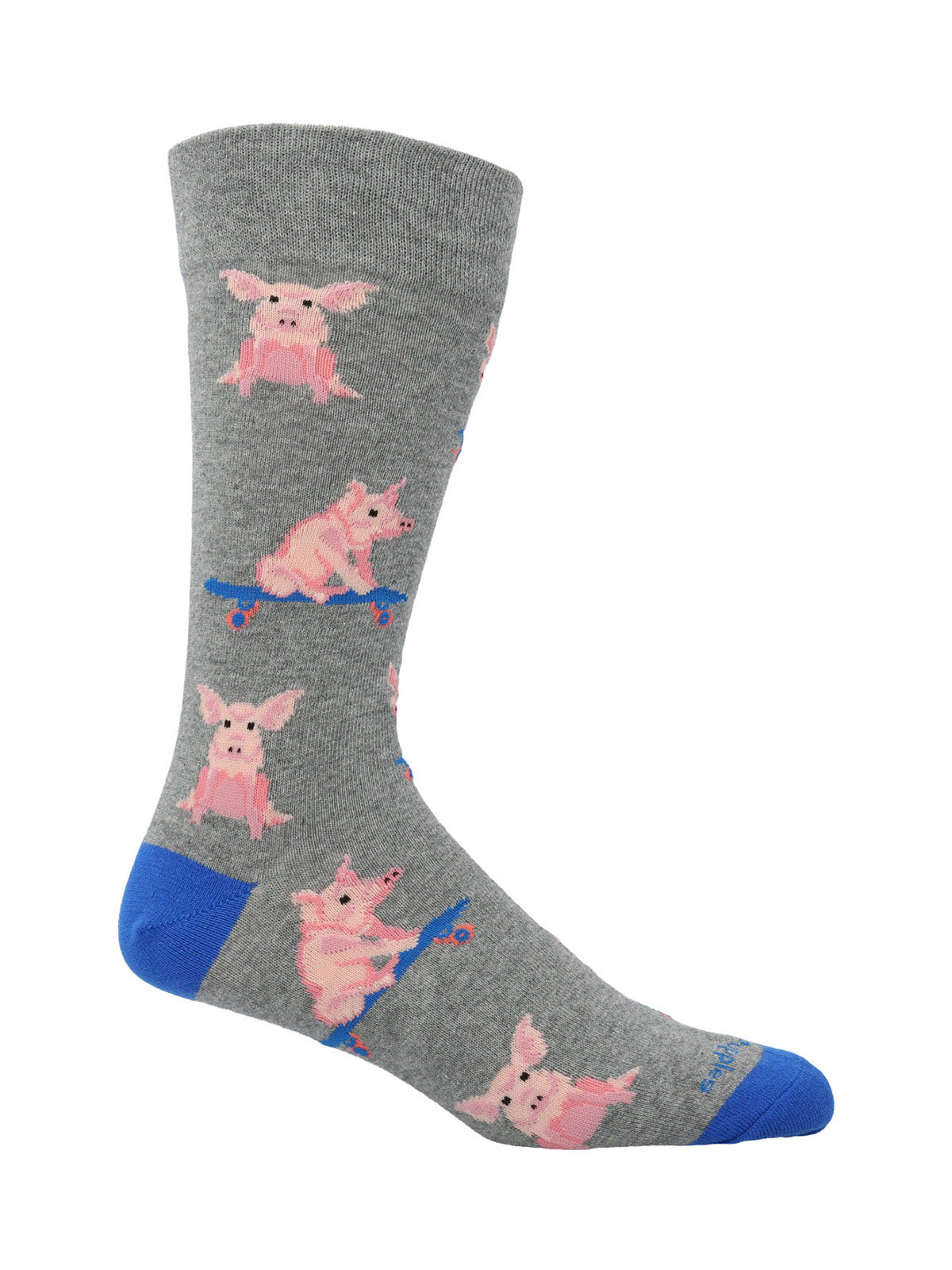 Medias I25H C Cuff Skatepig Grey