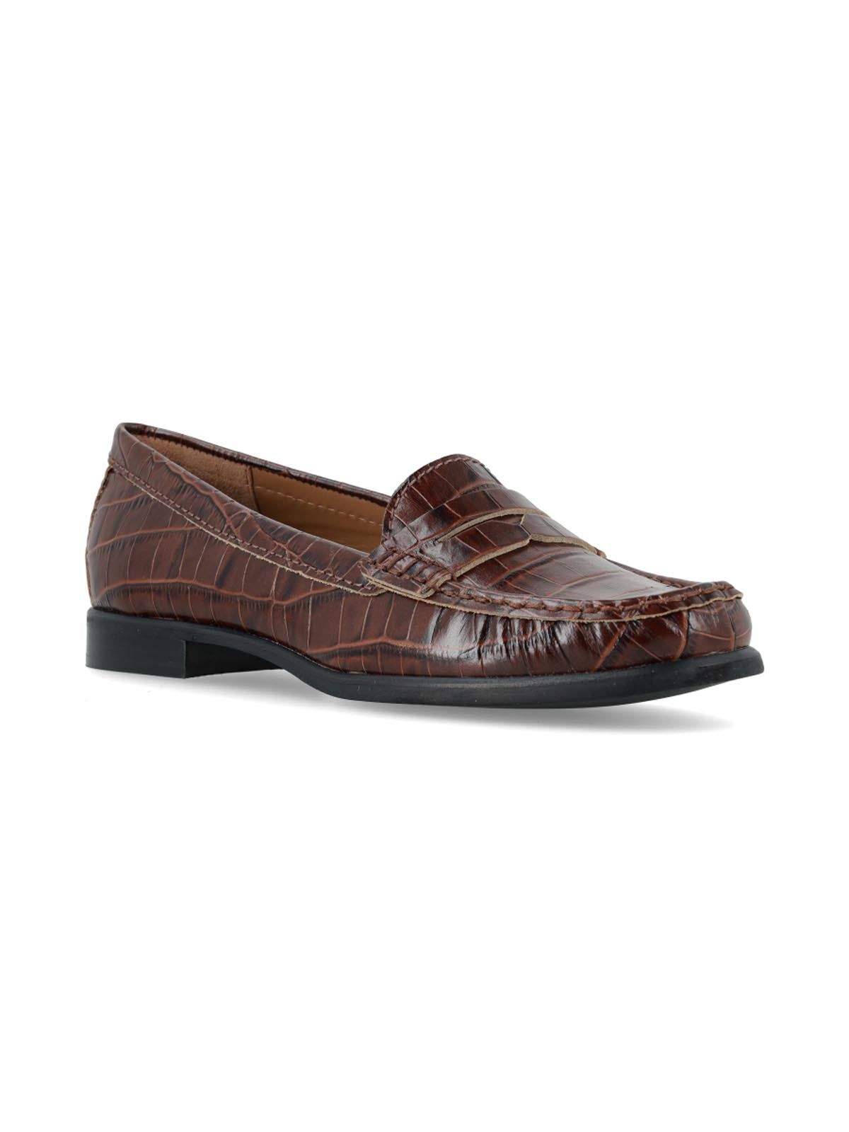 Mocasin Bea Croco Chocolate