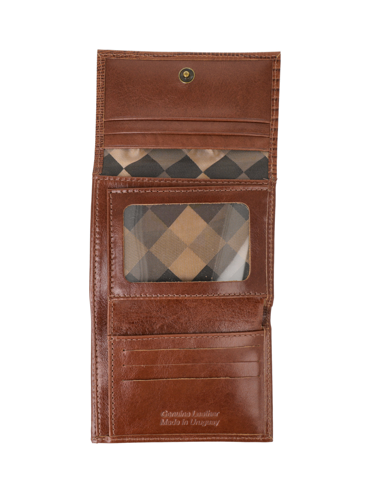 Billetera Mhs404D Cognac Croco