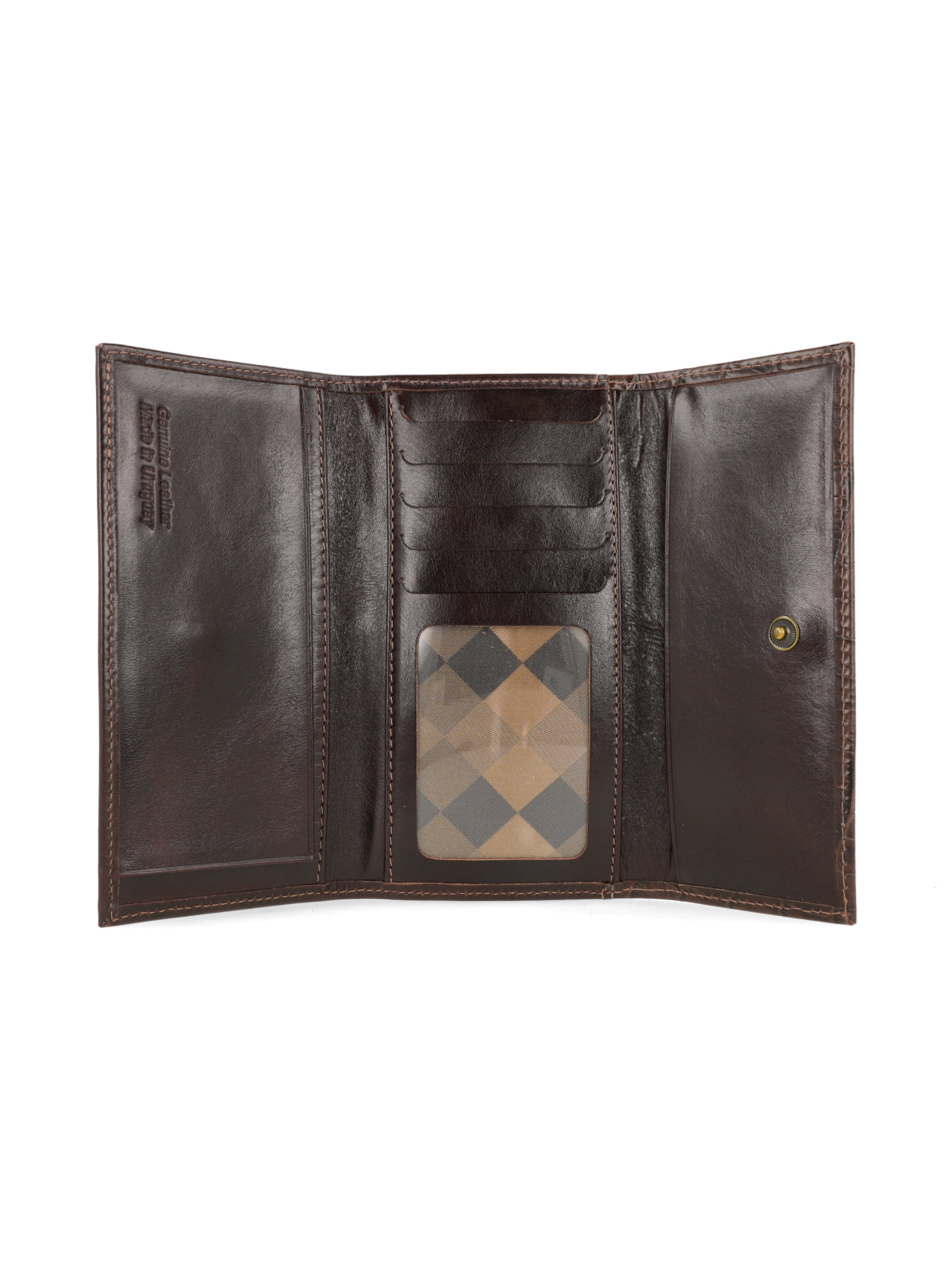 Billetera Mhs504D Chocolate Croco