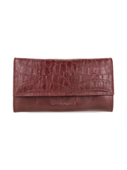Billetera Mhs504D Bordo Croco