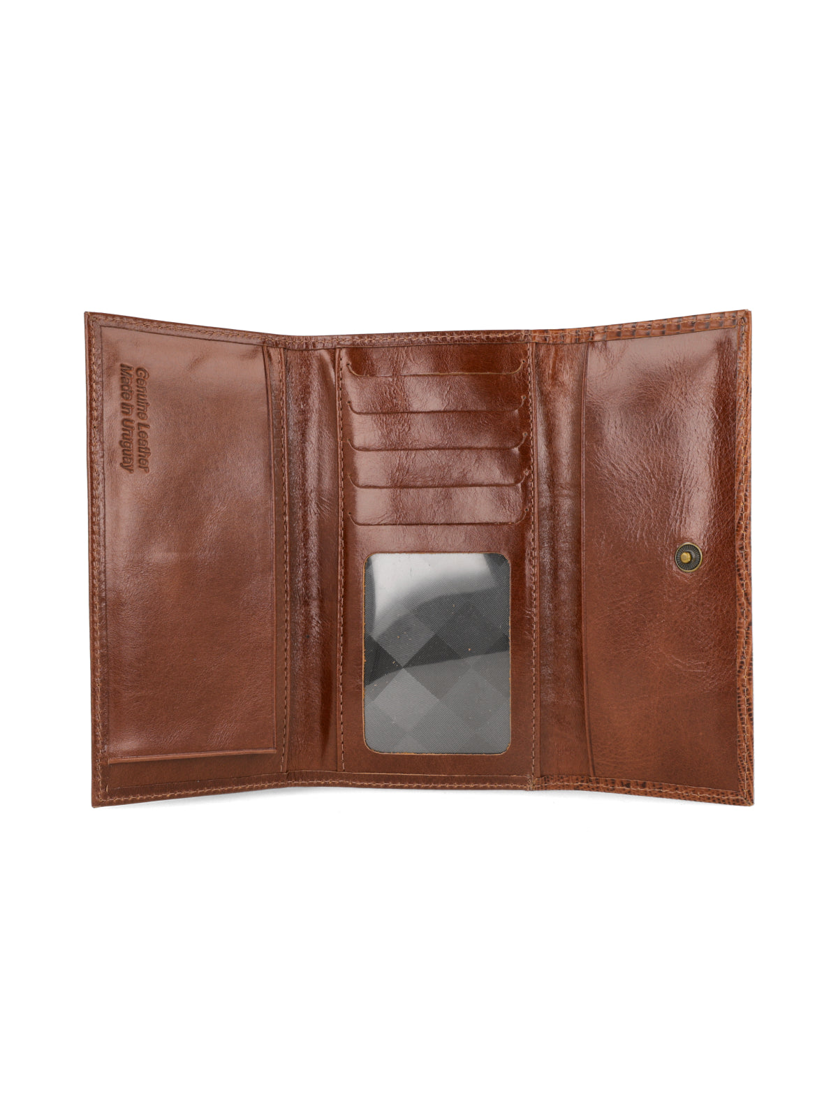 Billetera Mhs504D Cognac Croco
