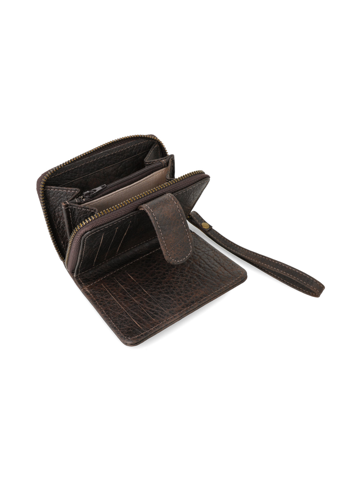 Billetera Mhs508D Bufalo Marron